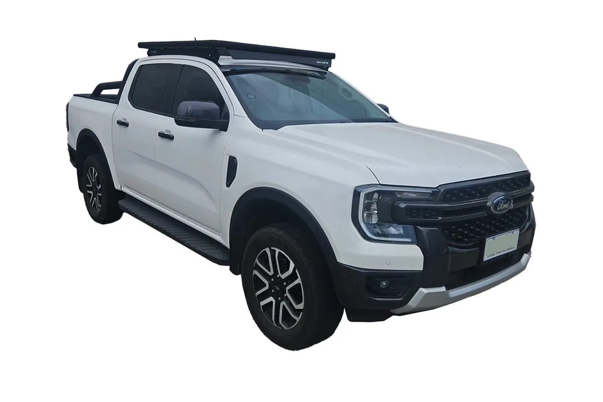 Ford Ranger Dual Cab 2022-Current Wedgetail Core Roof Rack - Hero view