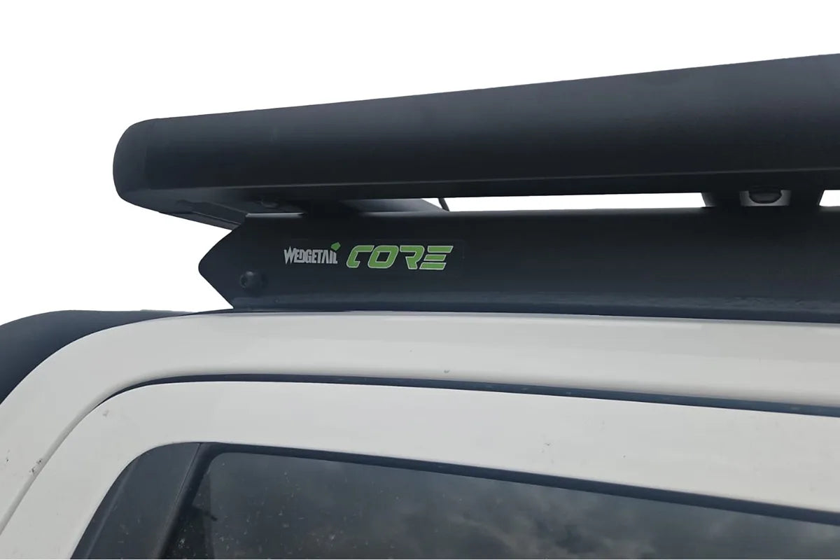 Ford Ranger Dual Cab 2022-Current Wedgetail Core Roof Rack - Angle view