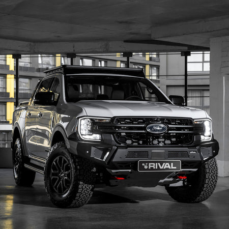 Next Gen Ranger Rival Bull bar on ute overall shot