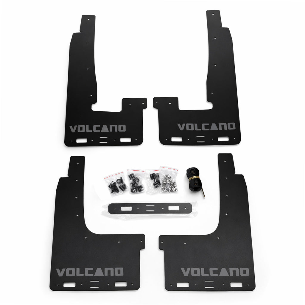 Next gen ranger volcano mud flap suit EGR flare product layout shot