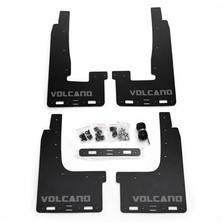 Next gen ranger volcano mud flap suit EGR flare product layout shot