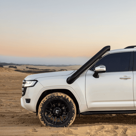 Torqit Stainless Steel Snorkel for 300 Series Toyota Landcruiser Side shot