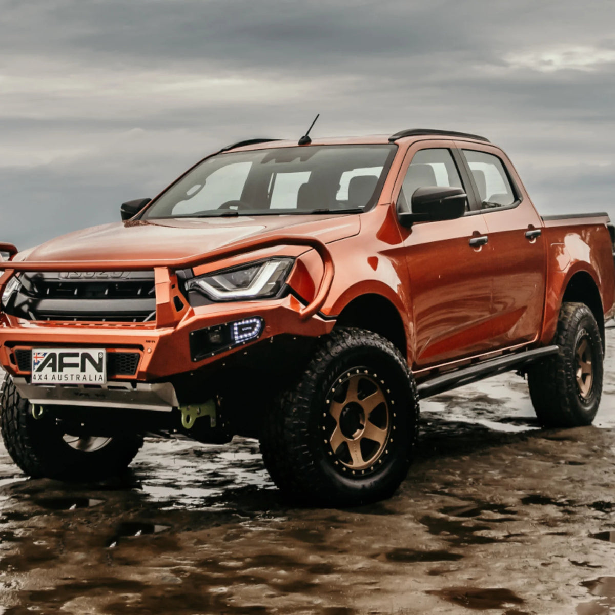 AFN Full Bull Bar for Isuzu D-MAX 2021-2024 fitted view