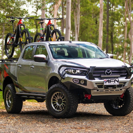 AFN Full Hooped Bull Bar for Mazda BT-50 2020-2024 fitted context view