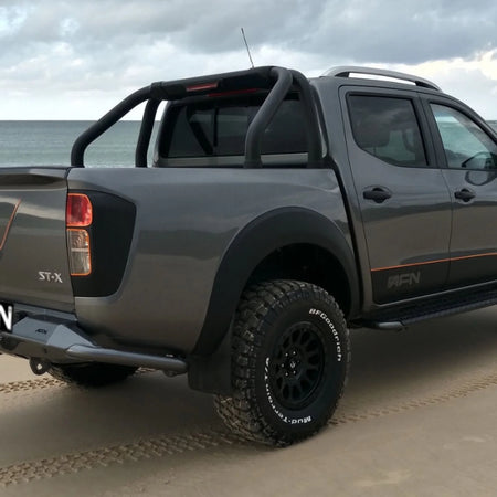 AFN Full Bull Bar for Nissan Navara NP300 2015-2021 side view
