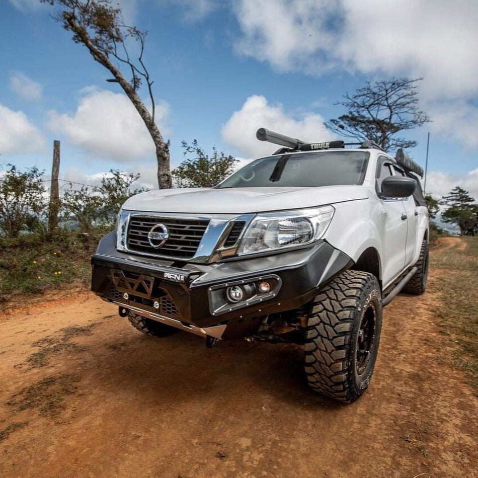 AFN Loopless Front Bar for Nissan Navara NP300 2015-2021 front view
