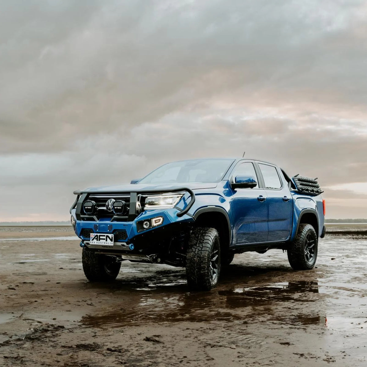 AFN Full Hooped Bull Bar for VW Amarok 2023+ fitted to Amarok