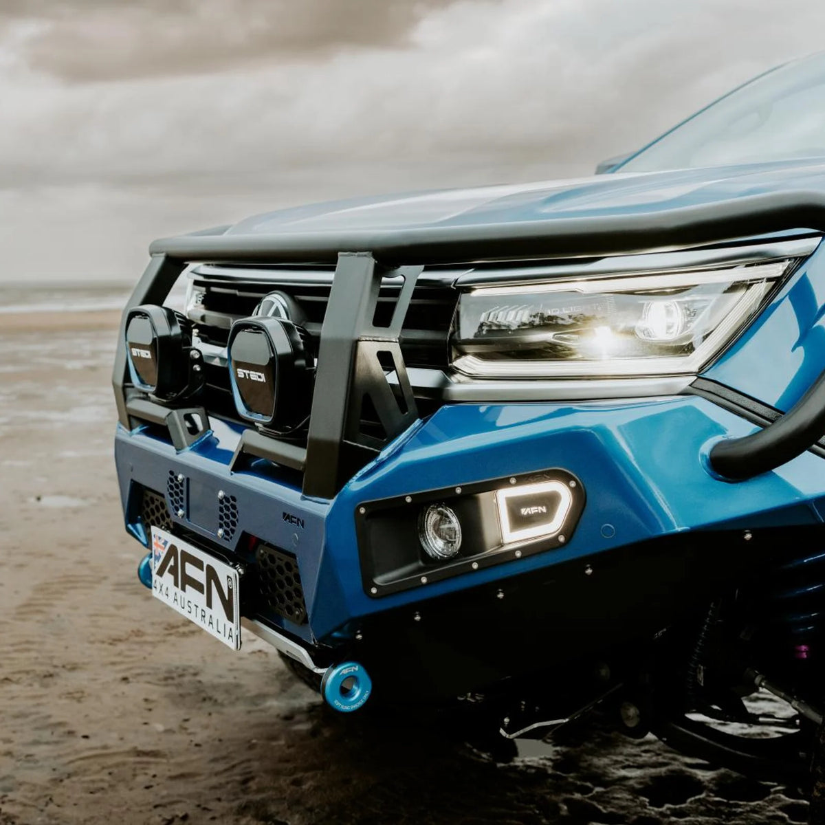 AFN Full Hooped Bull Bar for VW Amarok 2023+ side view