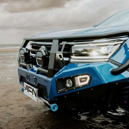 AFN Full Hooped Bull Bar for VW Amarok 2023+ side view
