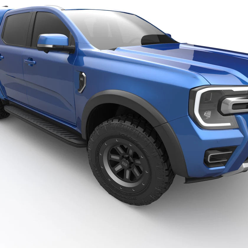 EGR Ford Ranger Flares matte black front only pair